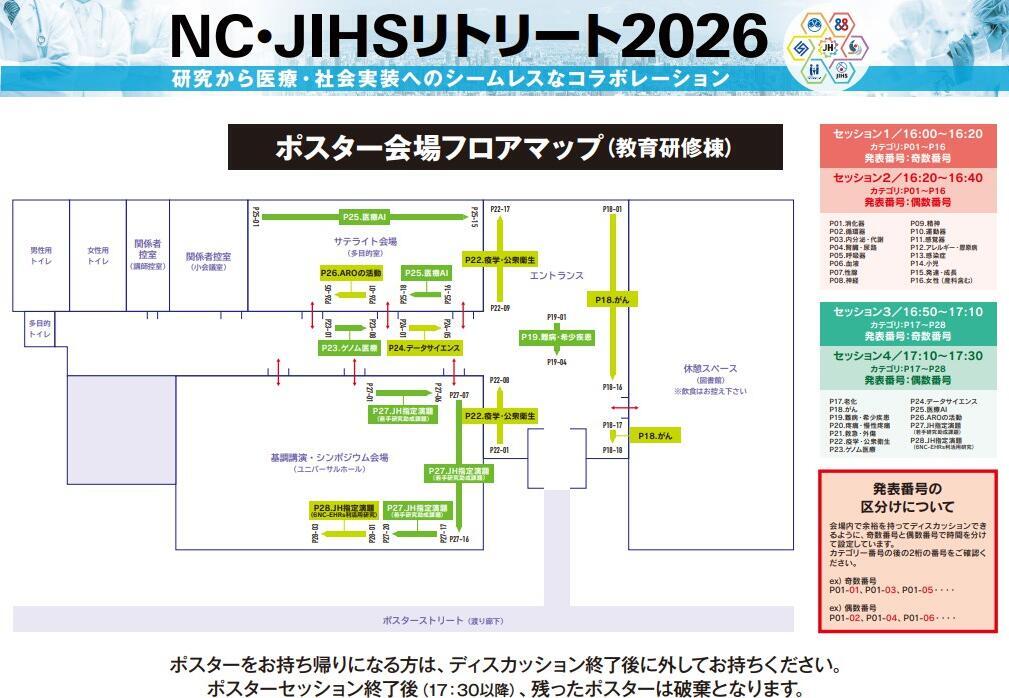 ポスターセッション教育研修棟